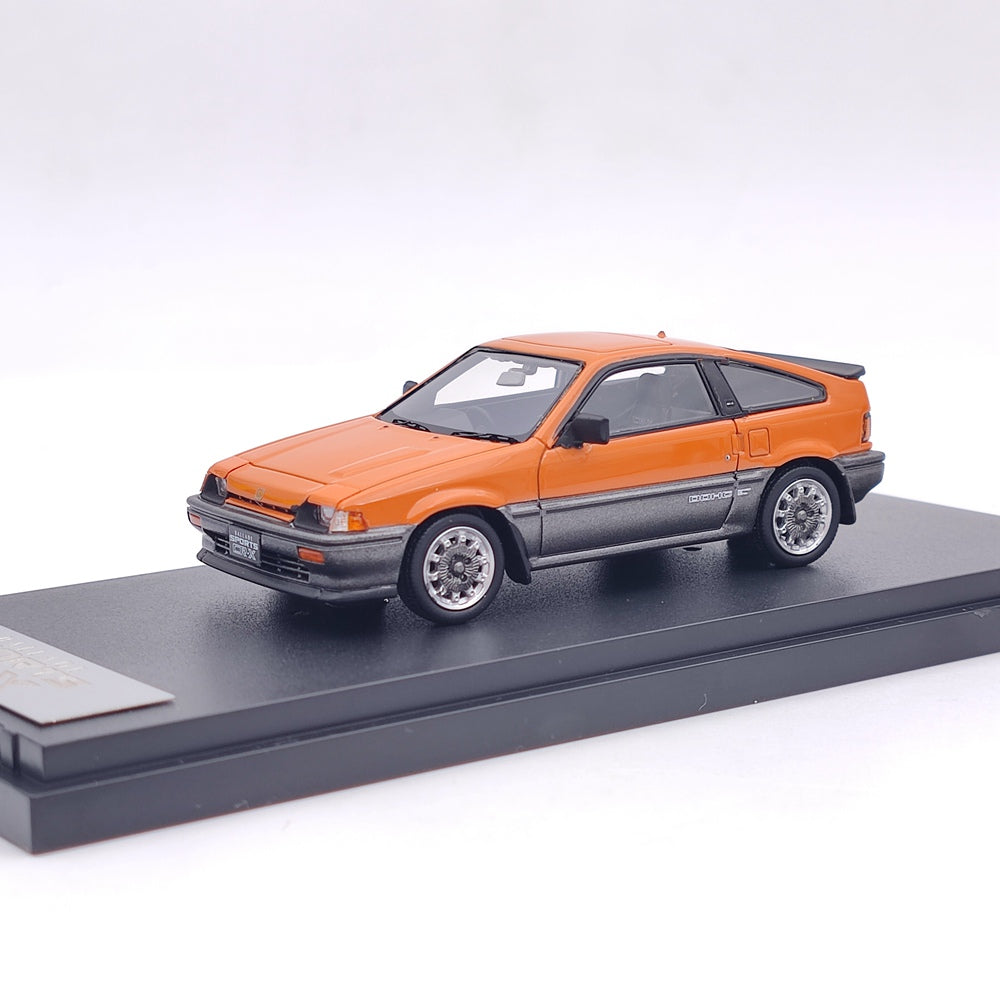 1/43 Scale Mark43 Honda Ballade Sports CR-X Si AS Customized Carbon Fiber 48 Wheel PM4384SP Resin Model Car - Limited Edition Collectible for Display & Racing Enthusiasts