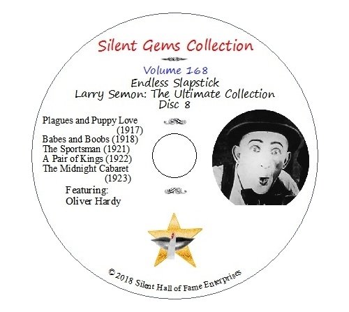 Larry Semon: The Ultimate Collection Disc 8 - Classic Silent Comedy DVD with Oliver Hardy | Vintage Slapstick Films | Perfect for Movie Collectors & Comedy Enthusiasts