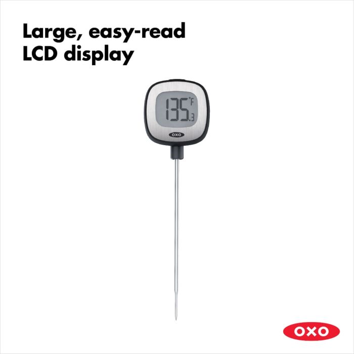 Chef’s Precision Digital Instant Read Meat Thermometer - Fast & Accurate Cooking Thermometer for Grilling, Baking, Roasting & BBQ - Perfect for Kitchen, Outdoor & Professional Use