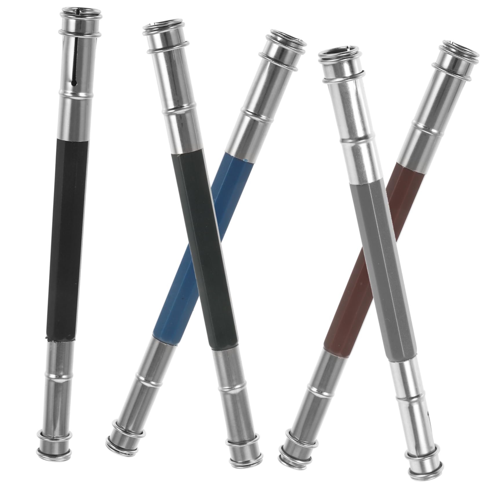 HAPINARY 15-Piece Stainless Steel Artist Pencil Extender Holder Set - Professional Drawing Tool for Sketching, Shading & Fine Art - Perfect for Artists, Students & Crafters
