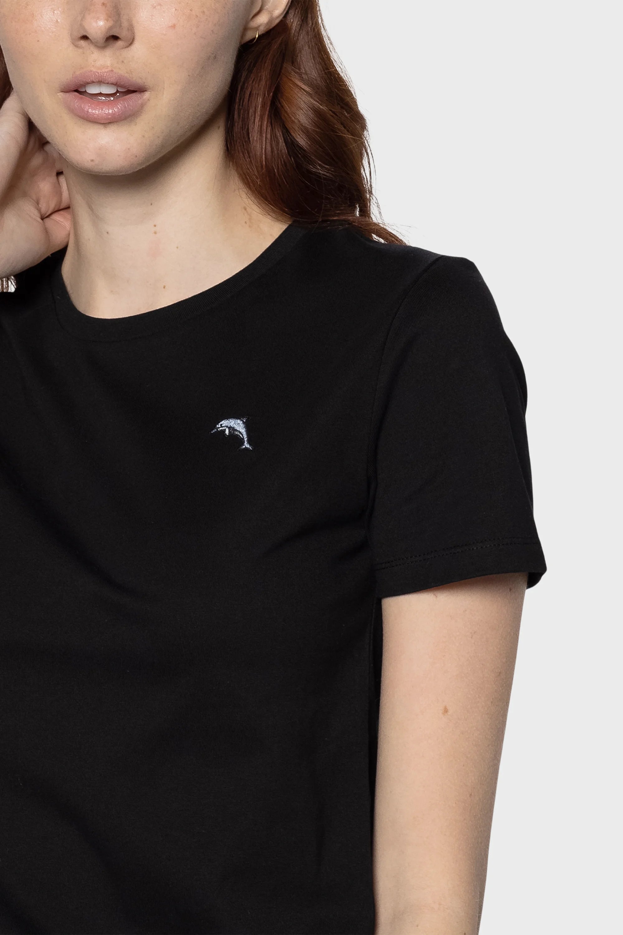 Flipper Embroidery T-Shirt for Men & Women | Vintage Style Graphic Tee | Casual Streetwear for Beach, Party & Everyday Wear