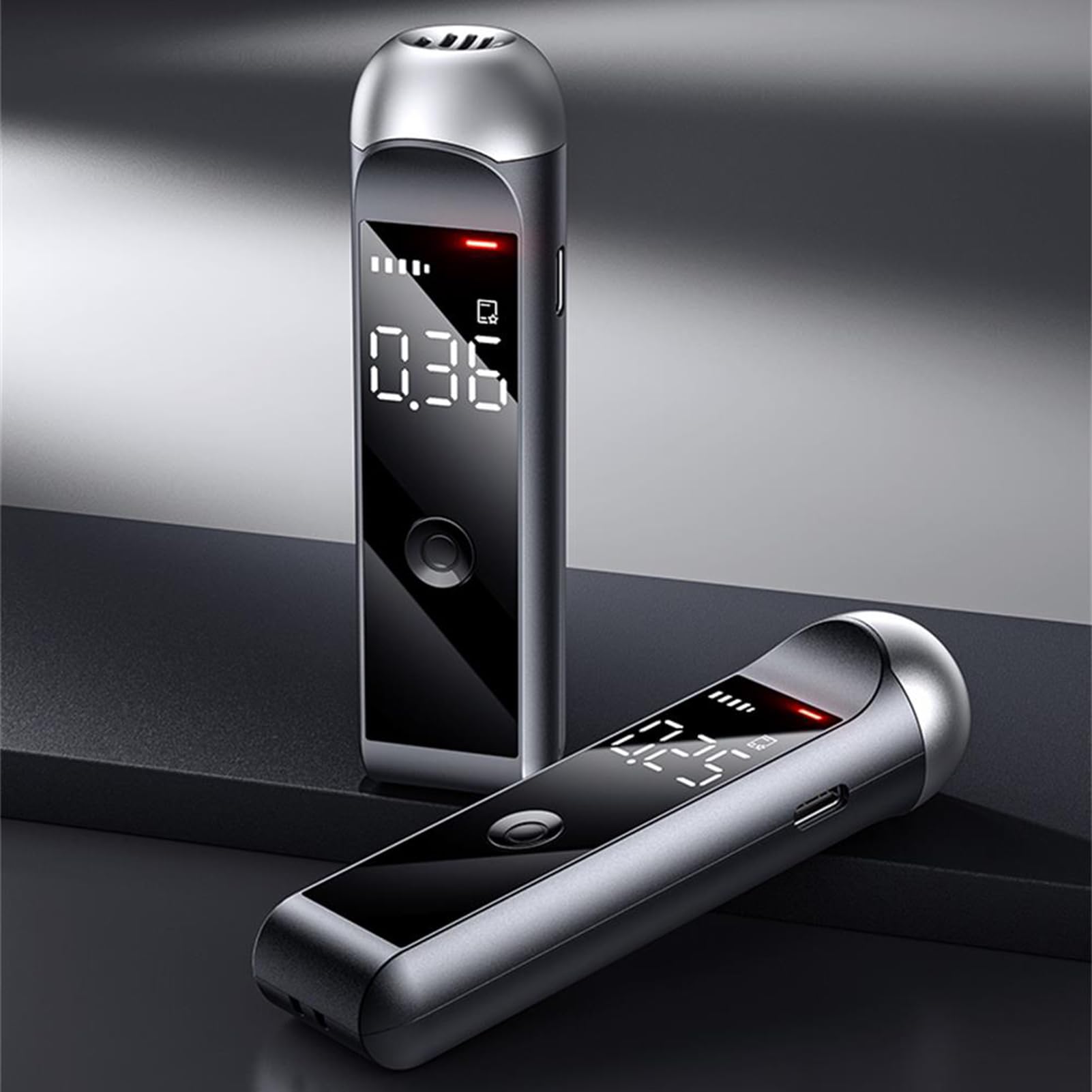 Portable Breathalyzer - DOT & NHTSA Approved Personal & Professional Alcohol Tester with LCD Display | For Home, Office, and Road Safety Use