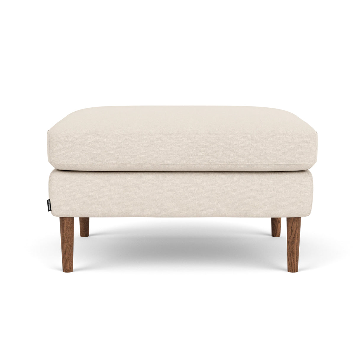 Astha Fabric Ottoman Stool - Soft Round Storage Pouf with Removable Cover for Living Room, Bedroom & Nursery - Perfect for Extra Seating & Home Decor