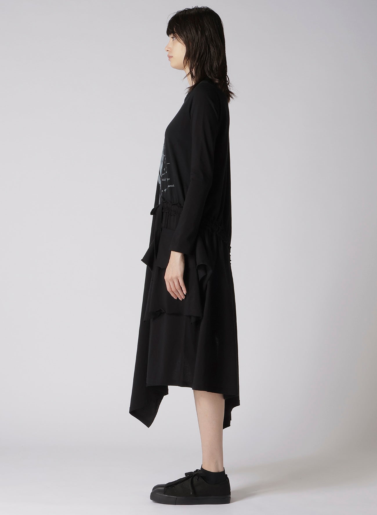 Soft Combed Jersey Pigmented Print Detail Dress - Women's Casual & Party Wear for Everyday Comfort