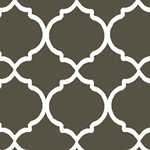 Quatrefoil Gray