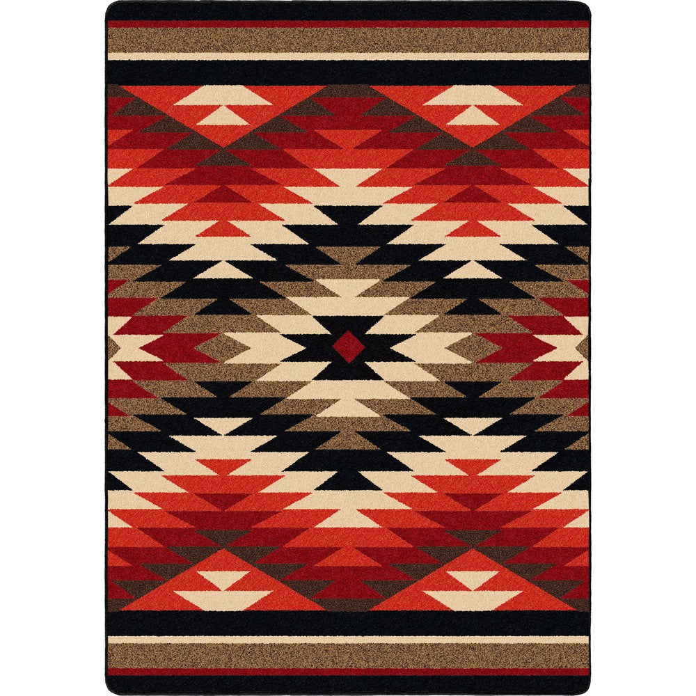 Starburst Original Rug - Colorful Bohemian Area Rug for Living Room, Bedroom & Dorm Decor - Soft & Durable Handmade Cotton Rug