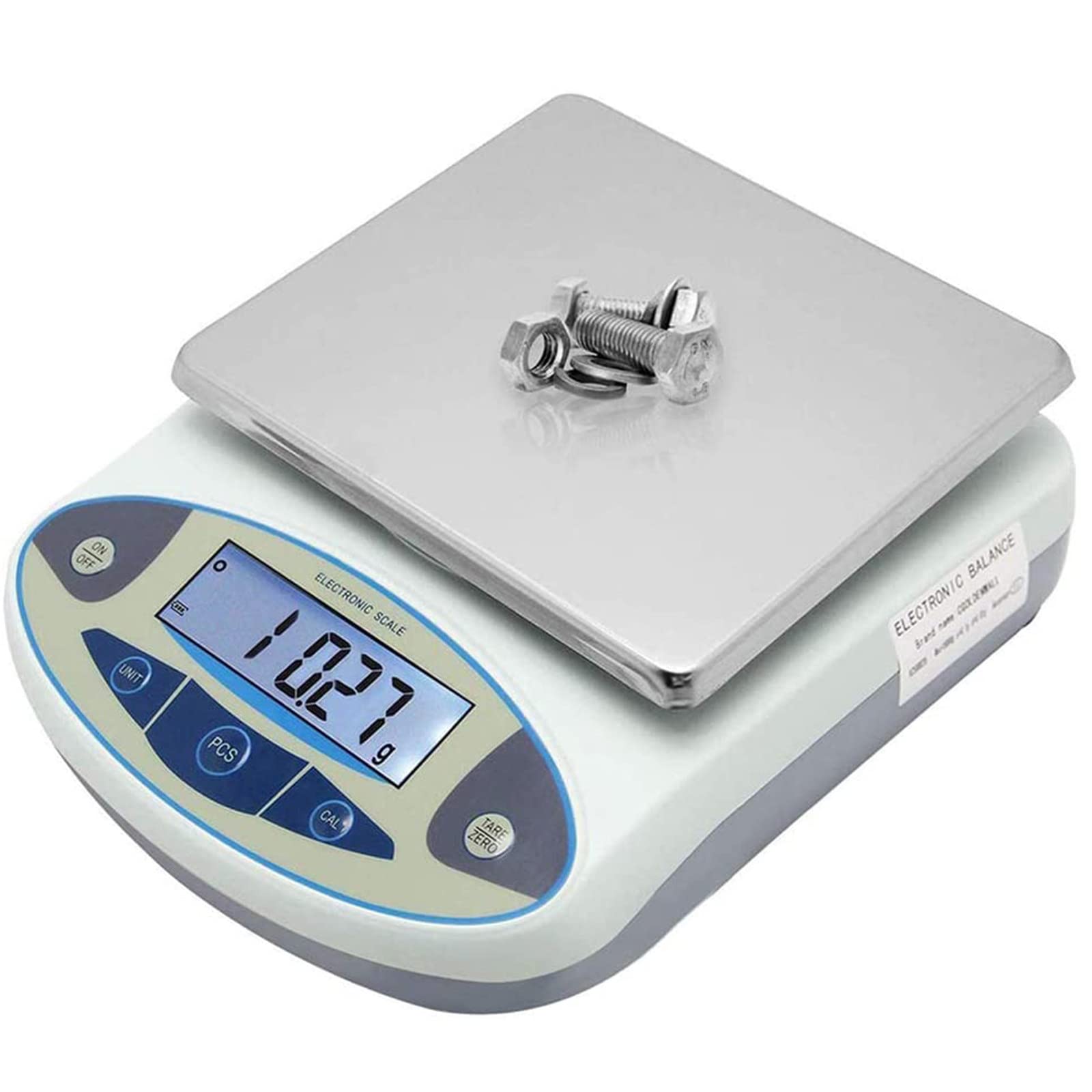 High Precision Digital Analytical Balance 2000g x 0.01g - Lab Scale, Jewelry Scale & Kitchen Scale for Scientific Research, Gem Weighing & Cooking Measurements