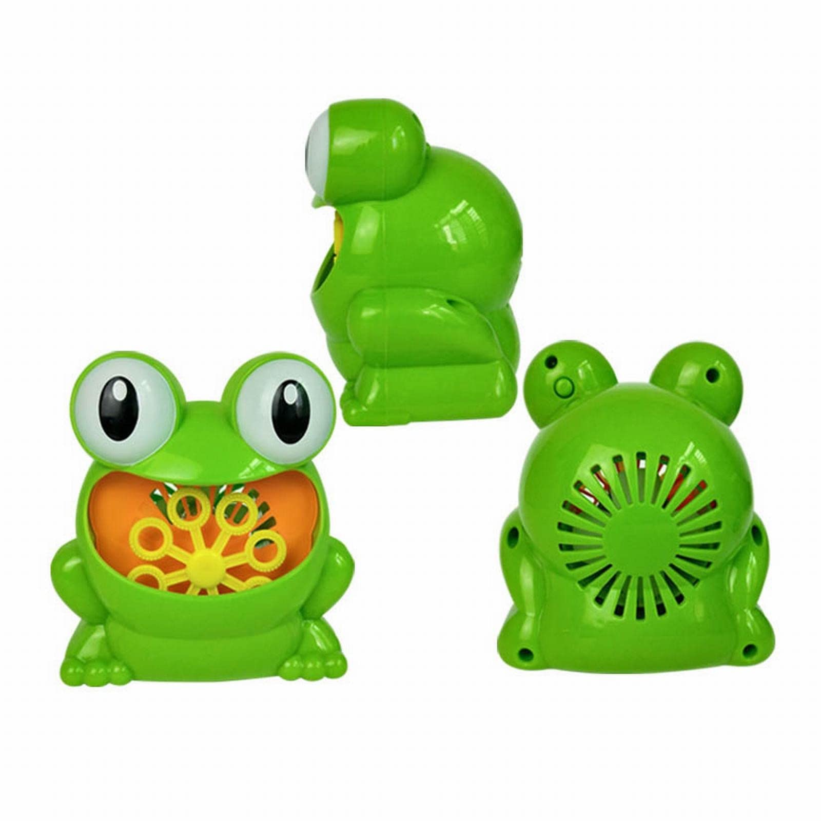 GserGdK Automatic Bubble Blower Machine - Frog Shaped Bubble Maker Toy for Kids Outdoor Play, Birthday Parties & Summer Activities - Fun Gift for Boys, Girls & Toddlers (Includes Bubble Solution) - Perfect for Backyard Fun, Park Playdates & Children's Birthday Celebrations