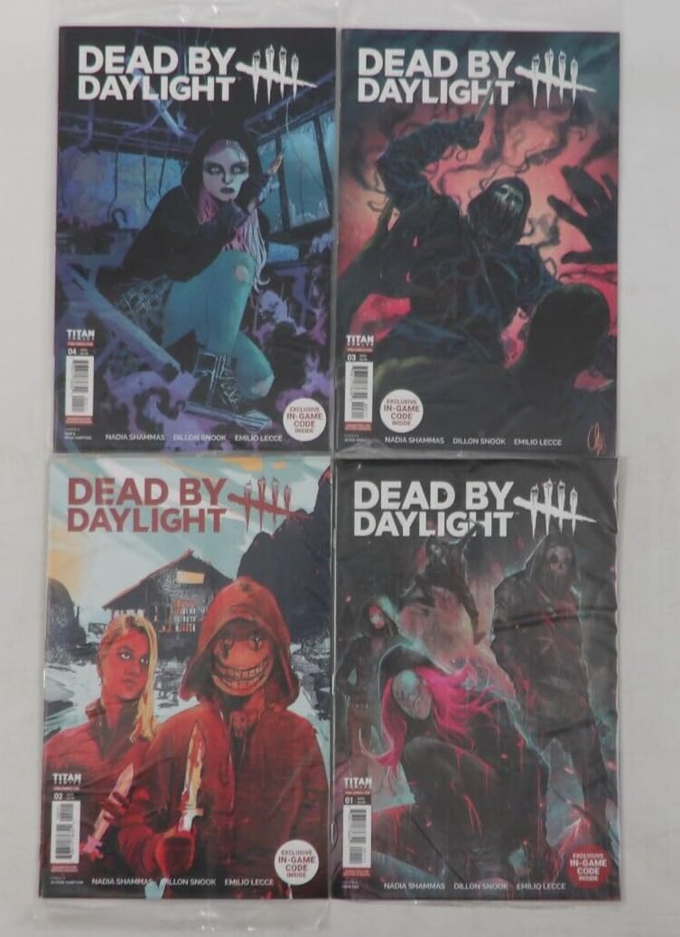 Dead by Daylight #1-4 Complete Series SEALED A Variants Titan Comics - Collectible Horror Game Comics for Fans & Gift Ideas | Perfect for Halloween, Gaming Events & Comic Conventions
