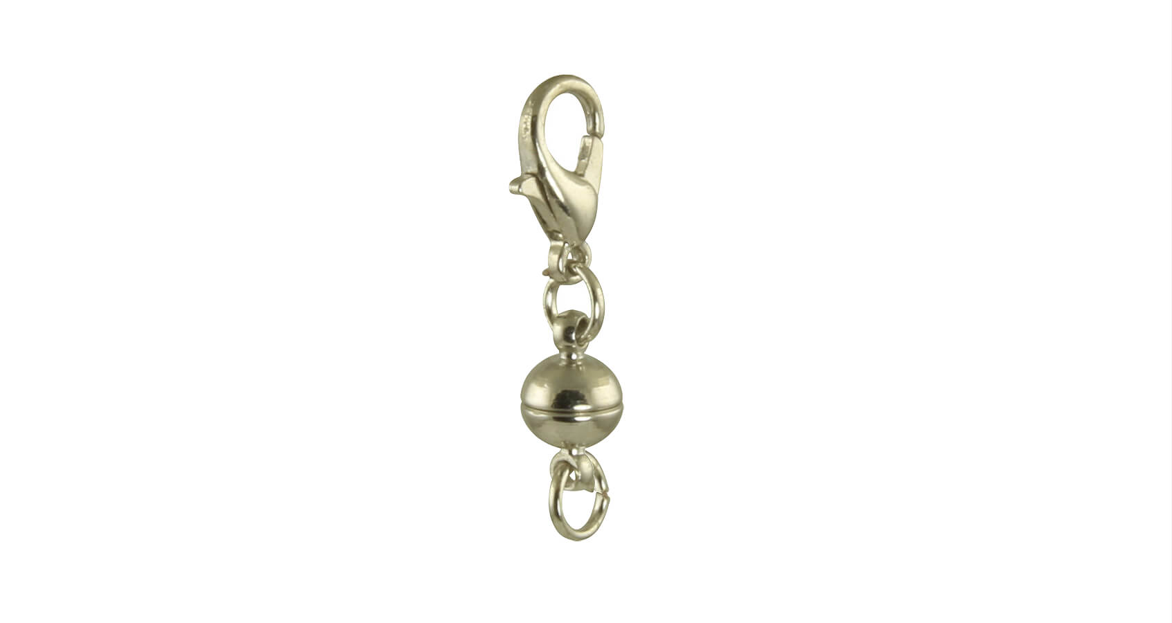 Stylish Silver Ball Magnet Jewelry Extender Clasp - Adjustable Necklace & Bracelet Extension for Women | Perfect for Layering, Gifts, and Everyday Wear