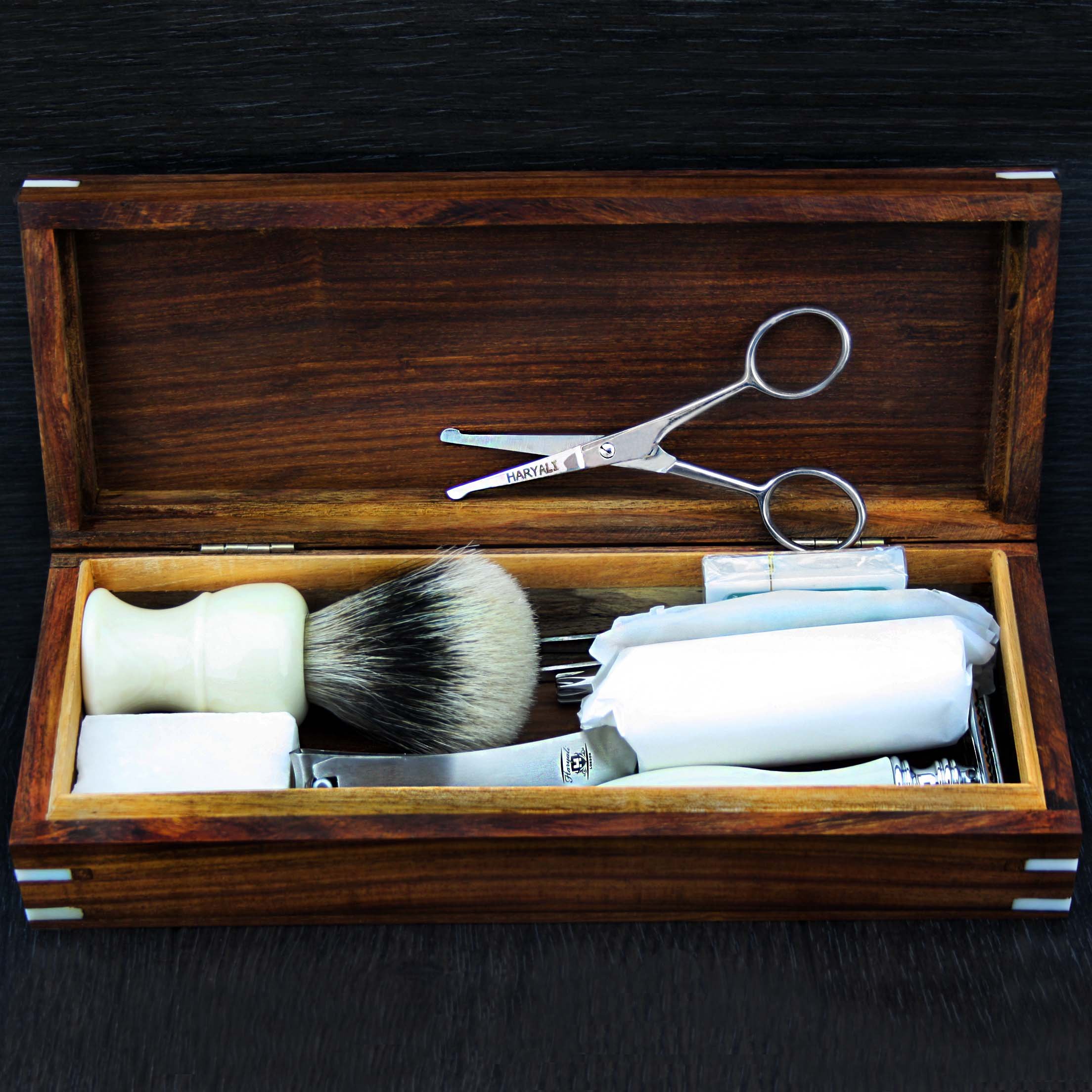 Premium Silver Tip Badger Hair Shaving Brush for Men - Luxury Wet Shaving Cream Applicator - Perfect for Traditional Shaving Kits & Grooming Gifts