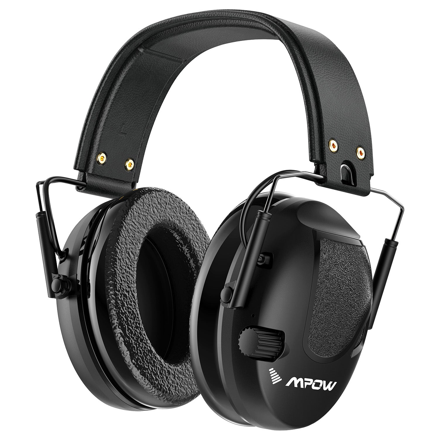 MPOW HP123A Electronic Shooting Earmuffs - NRR 22dB Hearing Protection for Shooting Range, Hunting & Outdoor Sports - Noise Cancelling Safety Ear Muffs