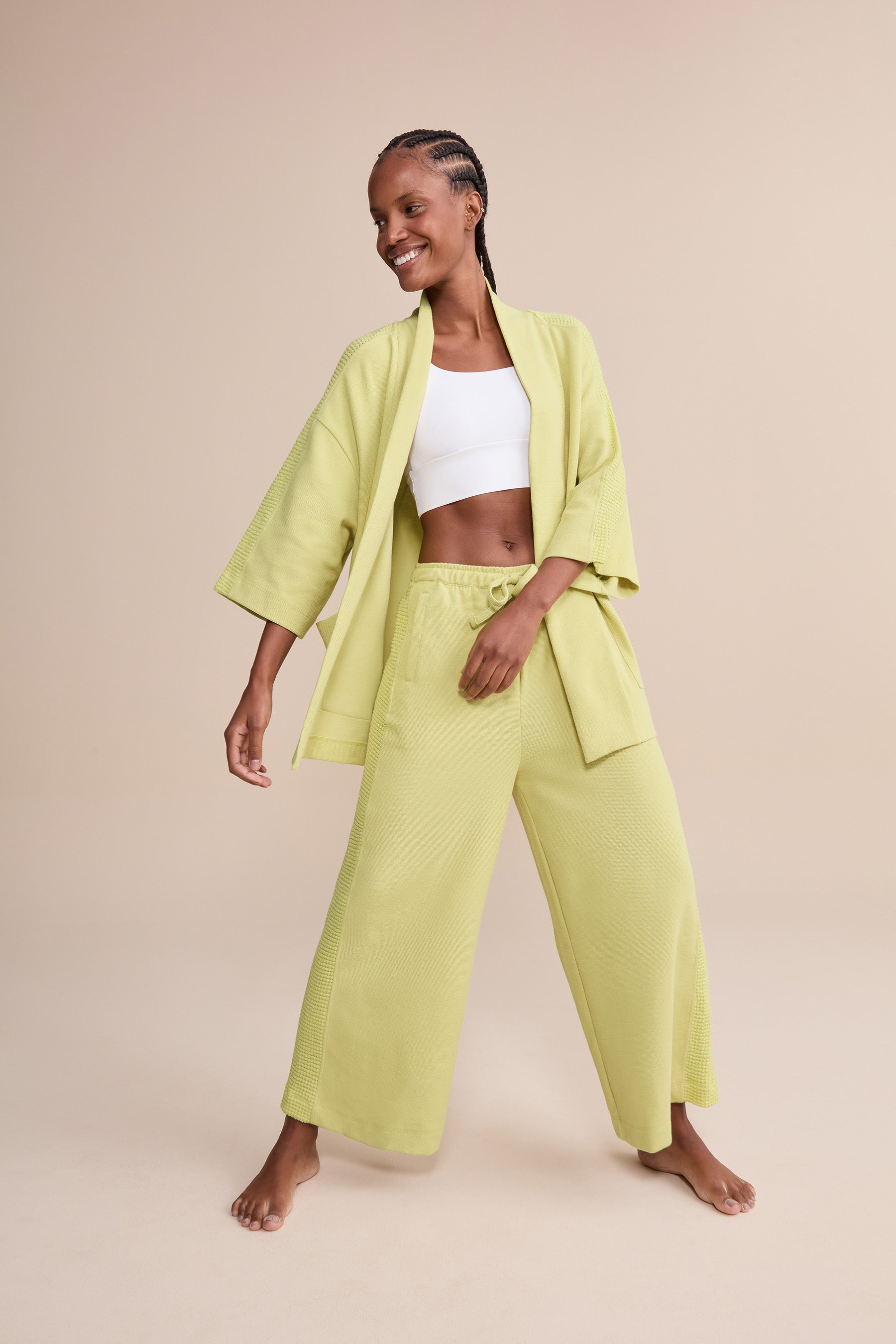 Splishy Soft Line Pants - Comfortable Stretchy Women's Lounge Pants for Yoga, Home Wear & Relaxation