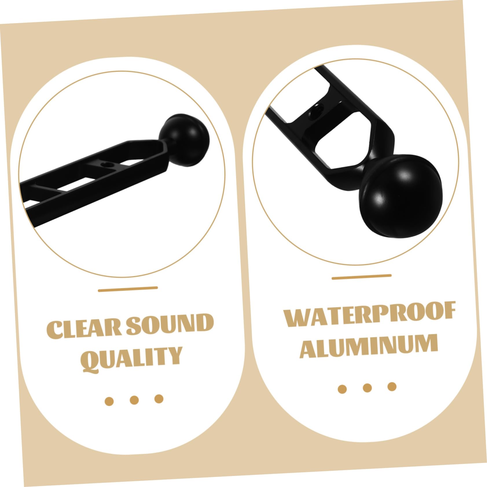 PartyKindom 11-Inch Aluminum Alloy Dual Ball Arm with Diving Fill Light - Perfect for Underwater Photography, Scuba Diving Gear & Professional Video Lighting