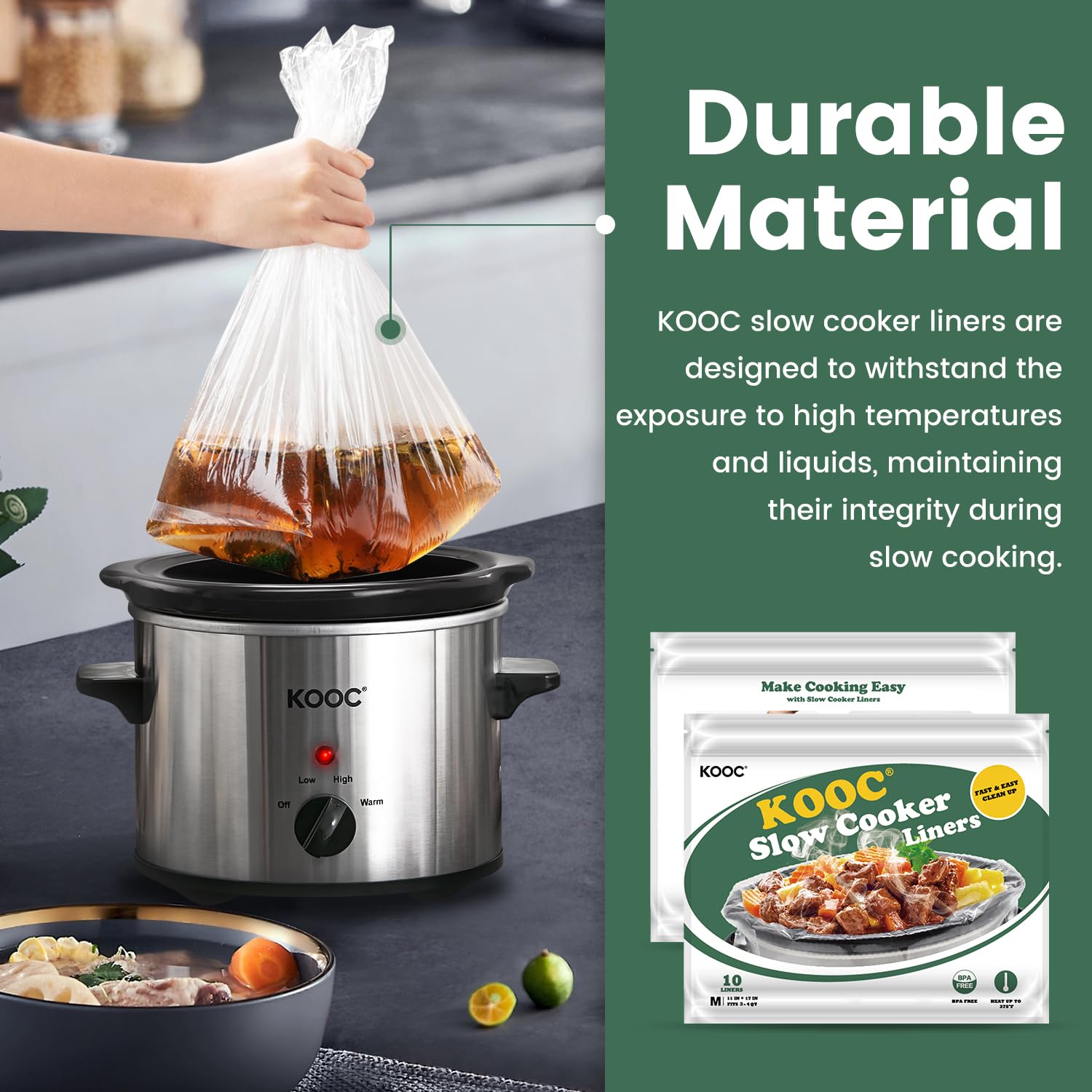 KOOC Slow Cooker Liners 11