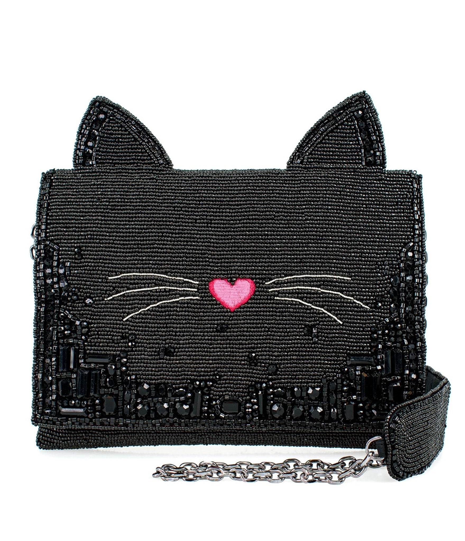 Mary Frances Kitty Couture Crossbody Handbag - Stylish Cat-Themed Purse for Women, Fashionable Shoulder Bag with Adjustable Strap - Perfect for Parties, Date Nights & Everyday Use