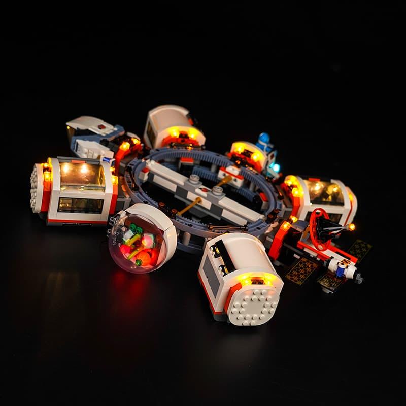Best LEGO City Modular Space Station 60433 Light Kit - DIY Building Blocks Lighting Set for Kids & Adults - Perfect for Night Display & Room Decor