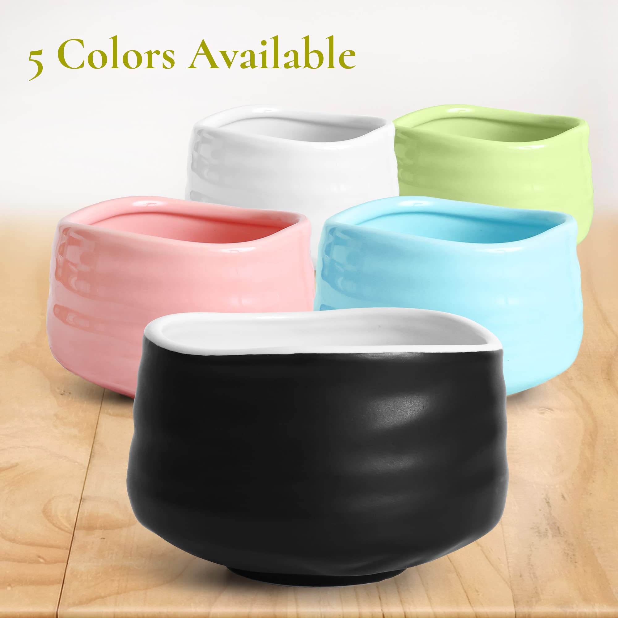 Premium Japanese Matcha Bowl - Large Ceremonial Grade Green Tea Cup for Authentic Tea Ceremony & Daily Zen Meditation