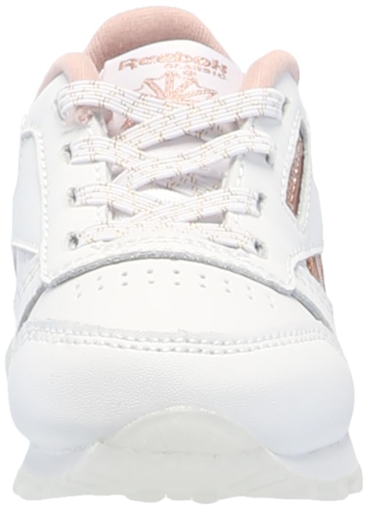 Reebok Baby Girls Classic Leather Sneakers - Comfortable & Stylish Shoes for Toddlers & Kids - Perfect for School, Play & Everyday Wear