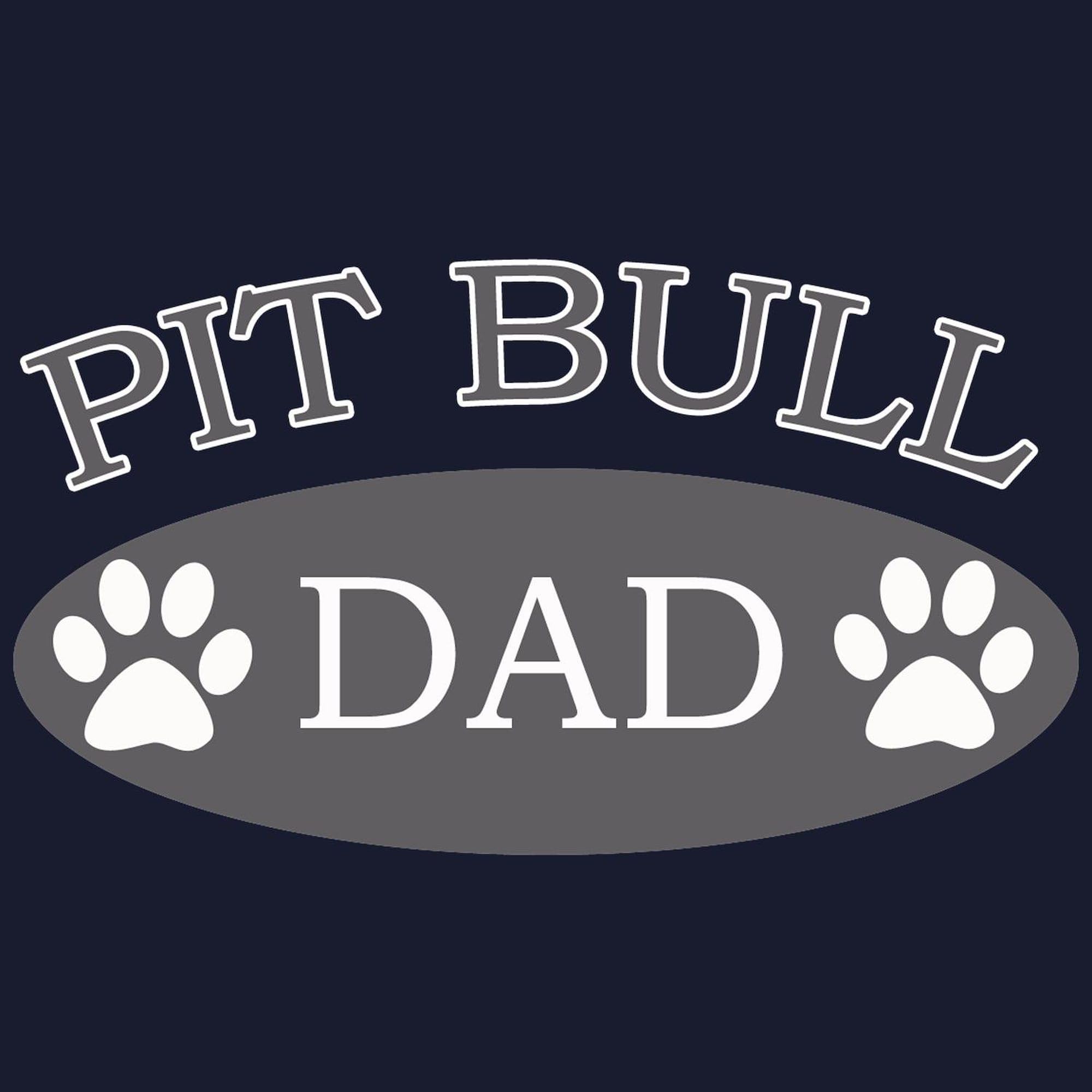 Pit Bull Dad Zip Hoodie for Men - Dark Zip-Up Hooded Sweatshirt | Comfortable & Stylish Pullover for Dog Lovers, Casual Wear & Outdoor Activities