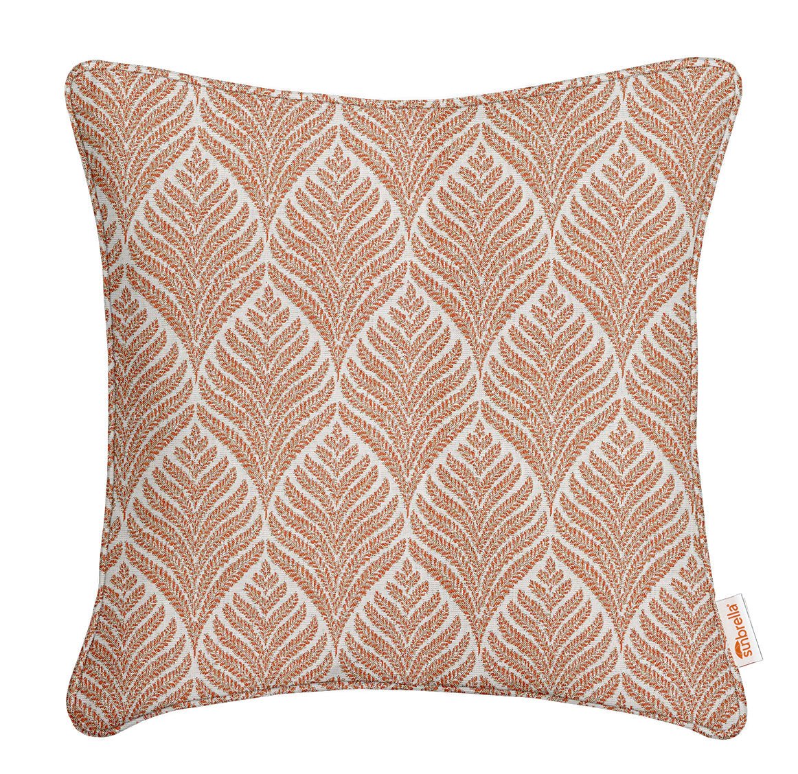 Sunbrella Linnaeus Designer Square Throw Pillow - 18x18 Inch Indoor Outdoor Decorative Cushion for Sofa, Patio, Bedroom - Waterproof & UV Resistant