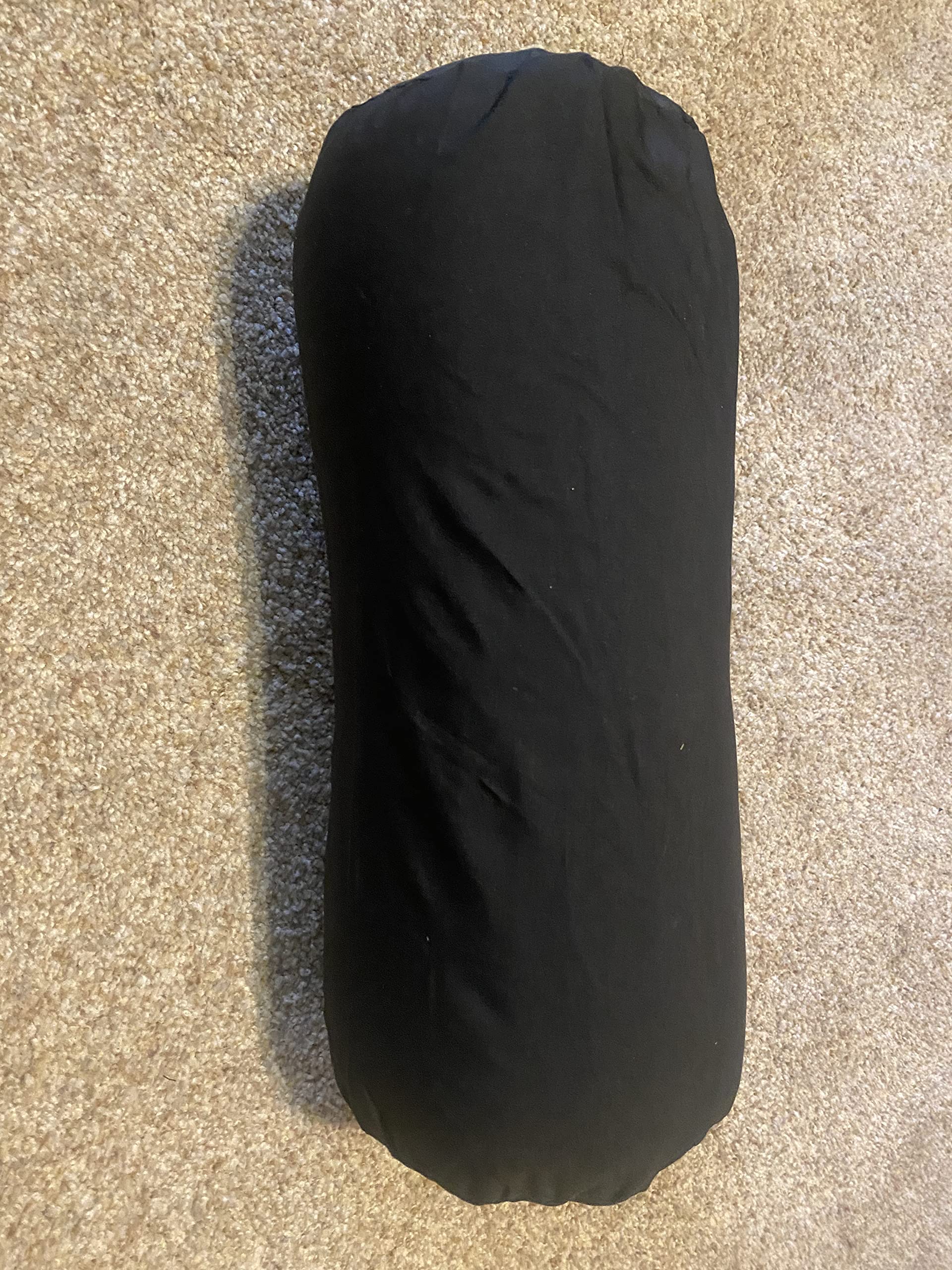 Therapist’s Choice Jackson Roll Zip-On Pillowcase - Black (Pillow Case Only, Pillow Not Included) | Ideal for Neck Pain Relief, Physical Therapy & Home Comfort