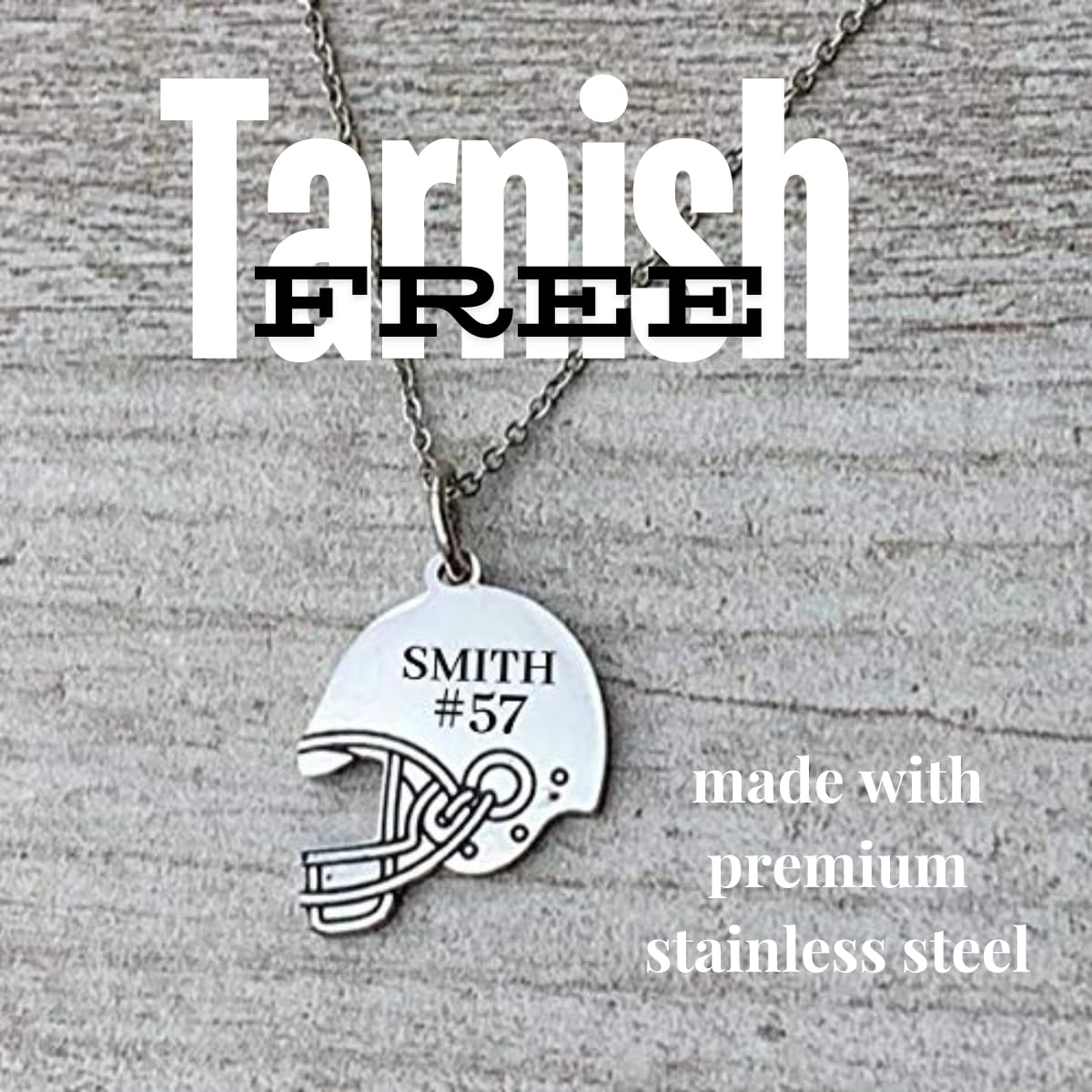 Personalized Engraved Football Mom Necklace with Player Numbers - Custom Football Jewelry Gift for Football Moms, Girlfriends & Fans - Perfect for Game Days, Mother's Day & Sports Appreciation