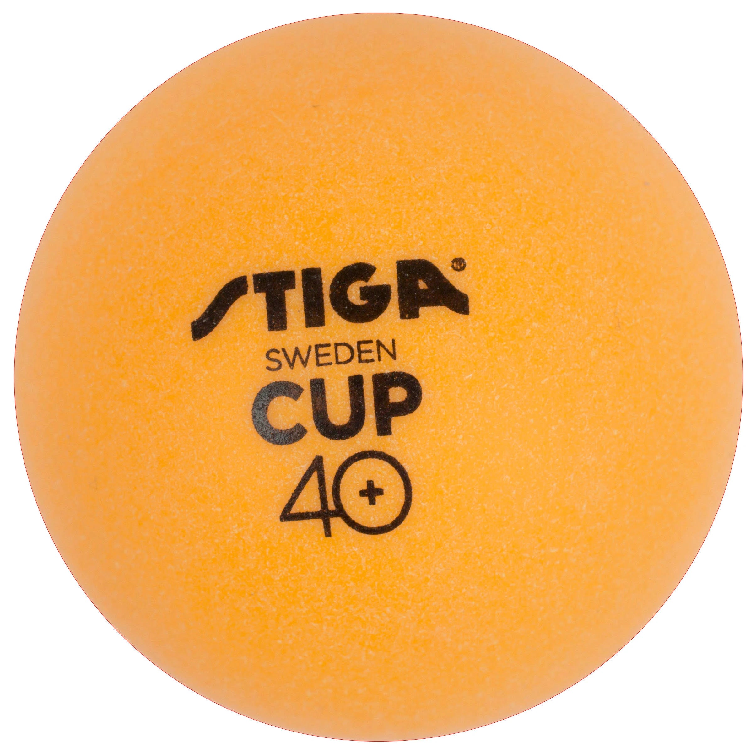 Premium Stiga Cup 40+ 6-Pack Orange Table Tennis Balls - Professional Tournament Grade Ping Pong Balls for Competitive Play & Training Sessions