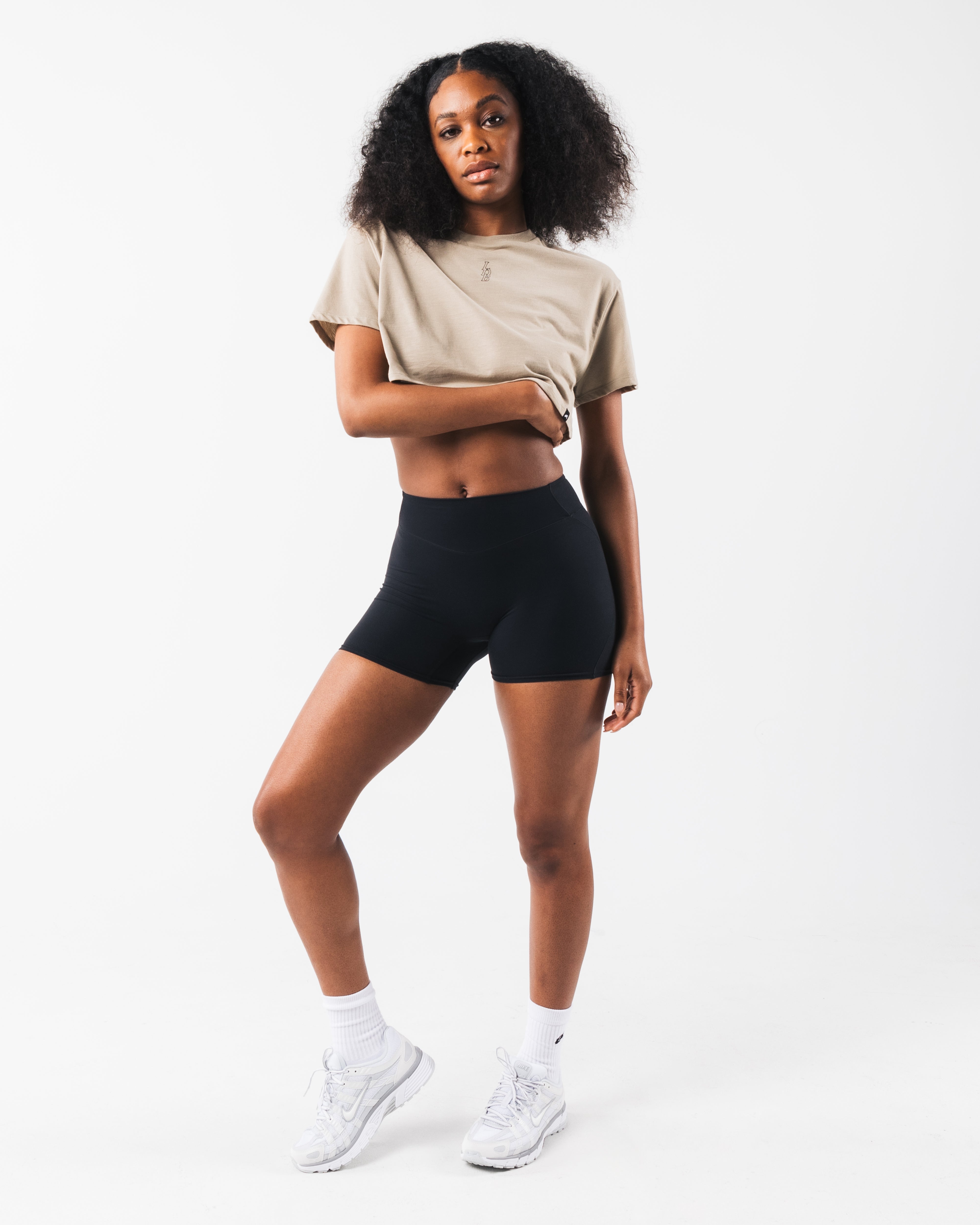 LDB Oversized Crop Tee for Women | Trendy Loose Fit Short Sleeve T-Shirt | Casual Streetwear Top | Perfect for Summer Outfits & Layering