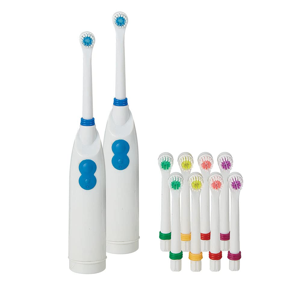 Best Electric Toothbrush Set with 6 Brush Heads - Rechargeable & Waterproof for Adults & Kids - Perfect for Travel, Home & Daily Oral Care (Multicolor)