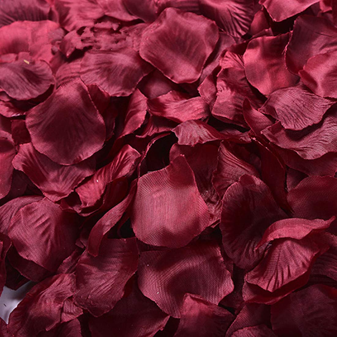 4000 Pcs Burgundy Silk Rose Petals - Artificial Flower Petals for Wedding Decorations, Bridal Shower, Party & Event Decor - Bulk Rose Petal Supplies for Aisle, Table Scatter, Photo Backdrop
