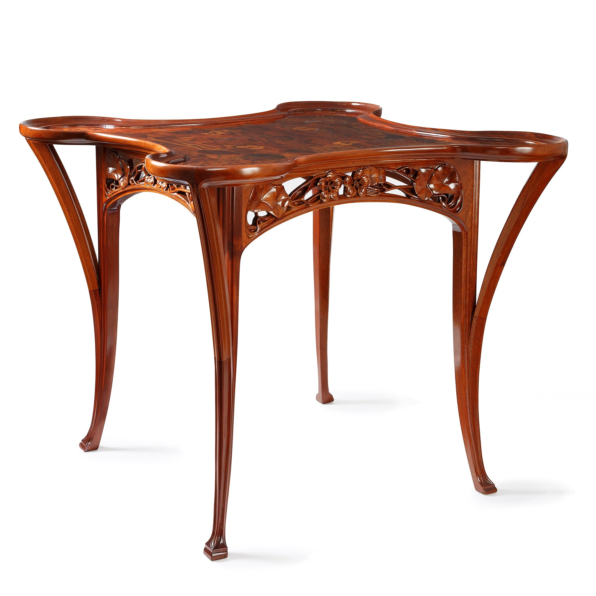 Camille Gauthier Capucines Games Table - Elegant Wooden Card Table for Poker, Board Games & Family Game Nights - Perfect for Living Rooms, Game Rooms & Entertaining Guests