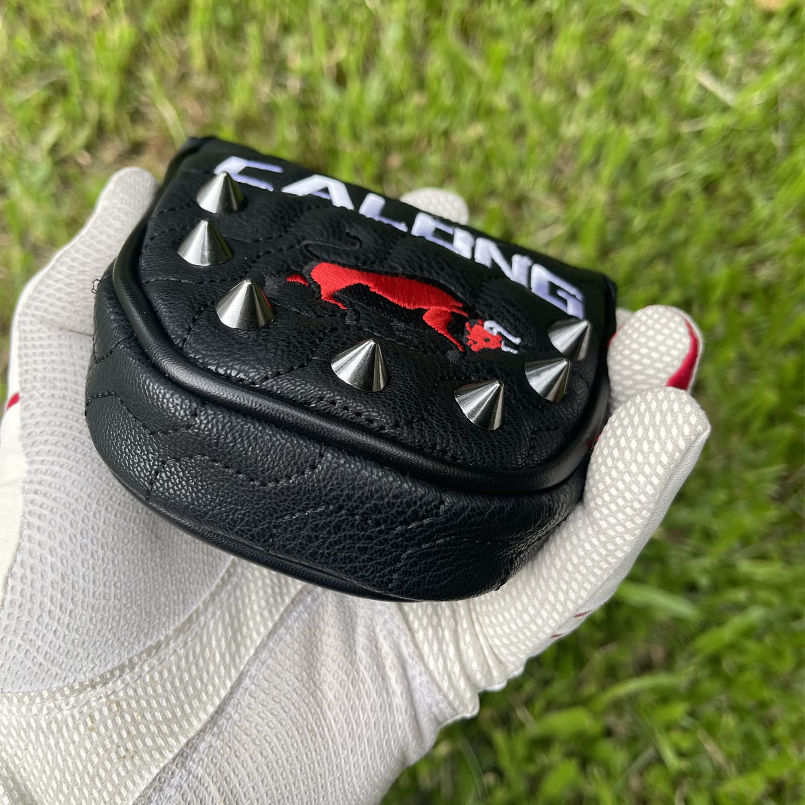 Premium Black Matador Golf Mallet Putter Headcover - Velcro Closure for Secure Fit | Golf Club Accessory for Mallet Putters | Perfect for Course Play & Club Protection
