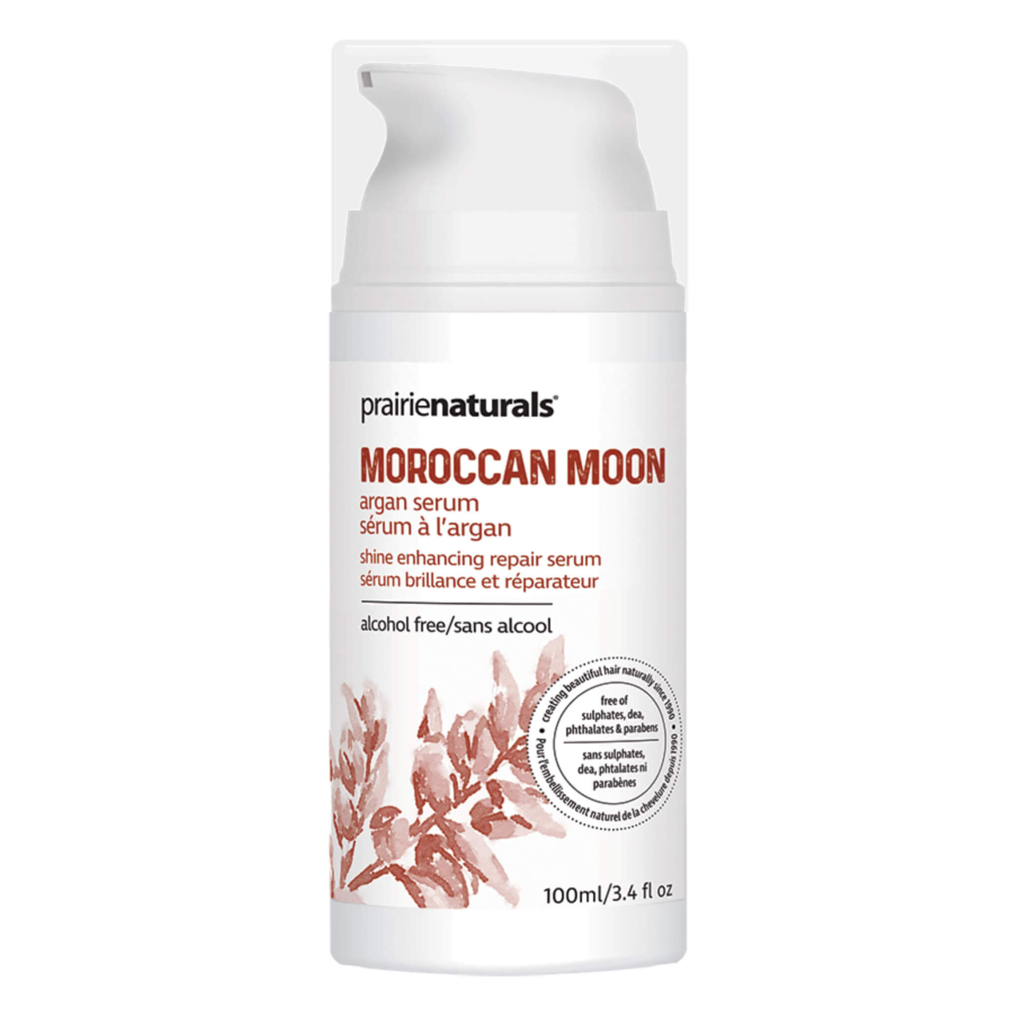 Moroccan Moon Argan Oil Shine Enhancing Serum for Hair - Natural Hair Growth & Shine Treatment - Perfect for Dry, Damaged & Frizzy Hair - Salon Quality at Home