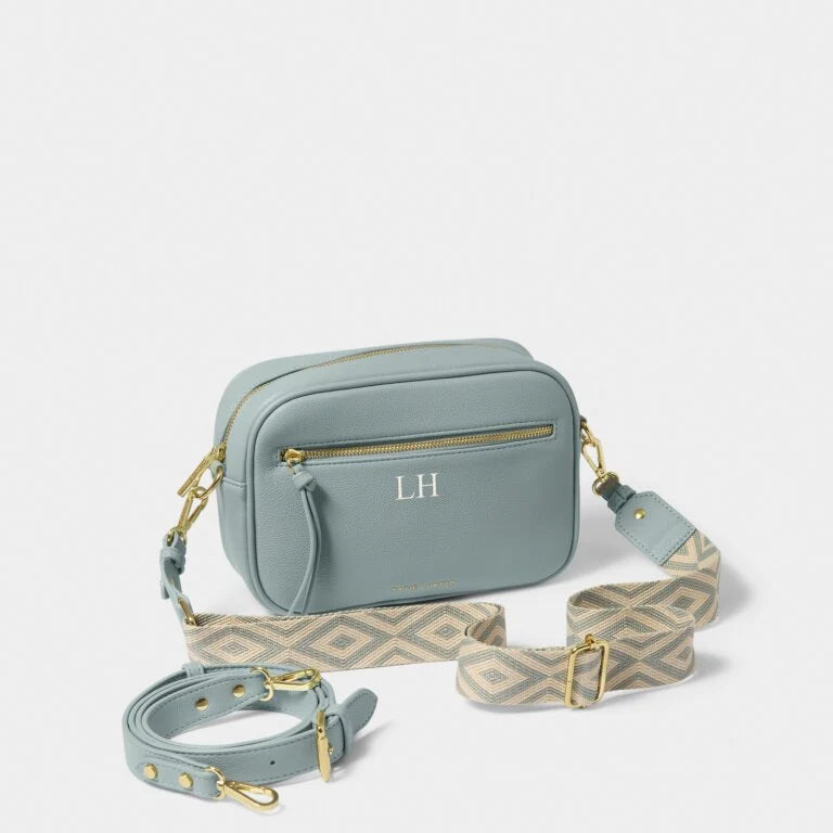 Katie Loxton Hallie Crossbody Bag - Duck Egg Blue | Stylish & Lightweight Women's Shoulder Purse for Everyday Use, Travel & Shopping