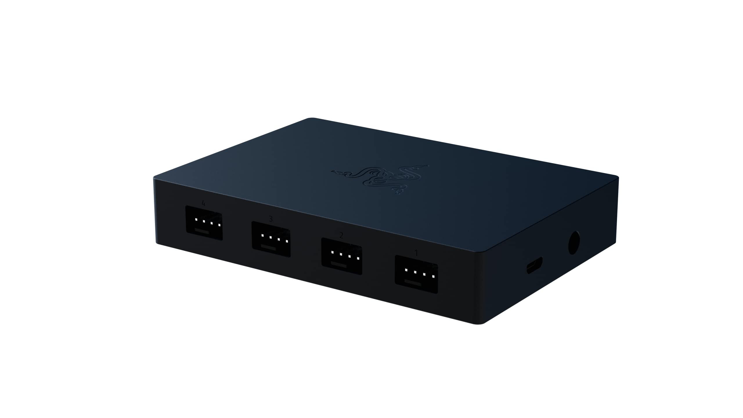 Razer PWM PC Fan Controller - 8 Fan Hub with Custom Fan Curve & Monitoring | Thin Profile for Gaming PC & Workstation Cooling | Black