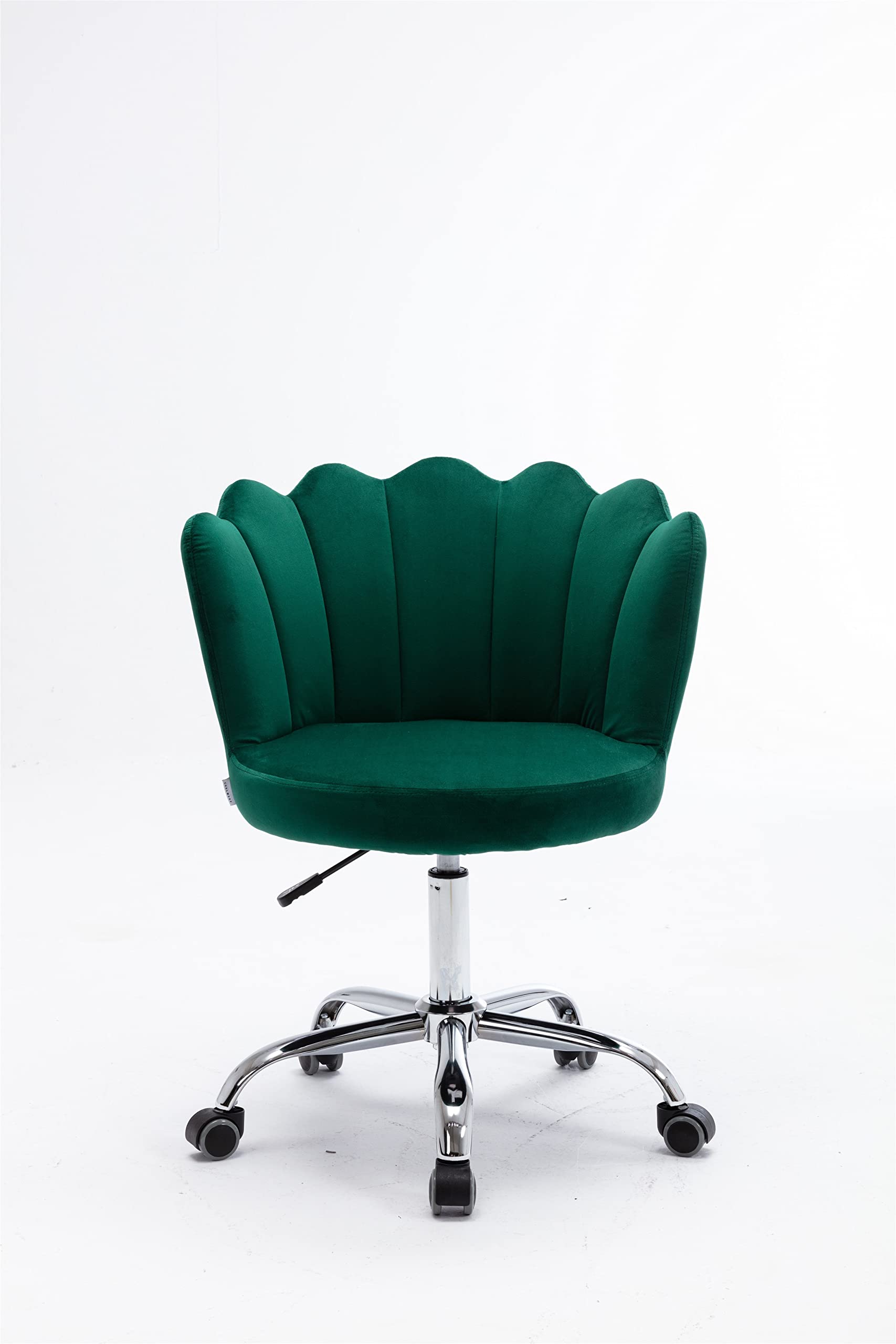 Modern Swivel Shell Chair - Green Ergonomic Lounge Chair for Living Room, Bedroom & Home Office - Perfect for Relaxing, Reading & Working