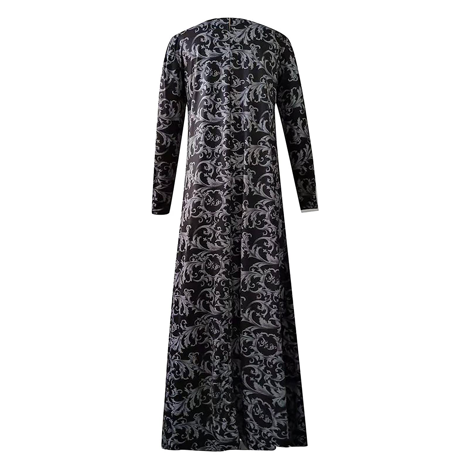 Plus Size Maxi Dress for Women - Floral Print Long Dress, Muslim & Islamic Modest Wear | Perfect for Eid, Prayer, Beach & Summer Outfits