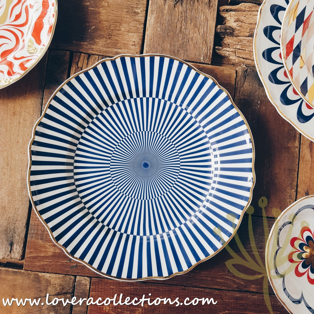 Bitossi Italy Abracadabra Dinnerware Set by La Tigre - Premium Ceramic Plates & Bowls for Elegant Dining, Perfect for Dinner Parties & Home Decor