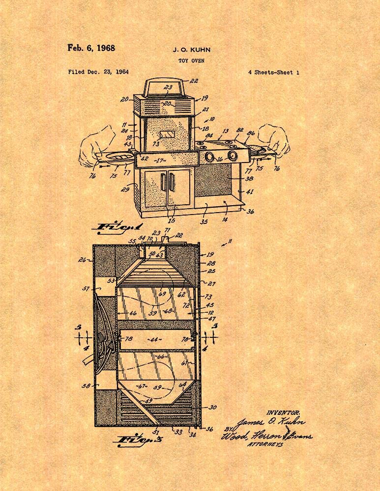 Easy Bake Oven Patent Print - 8.5