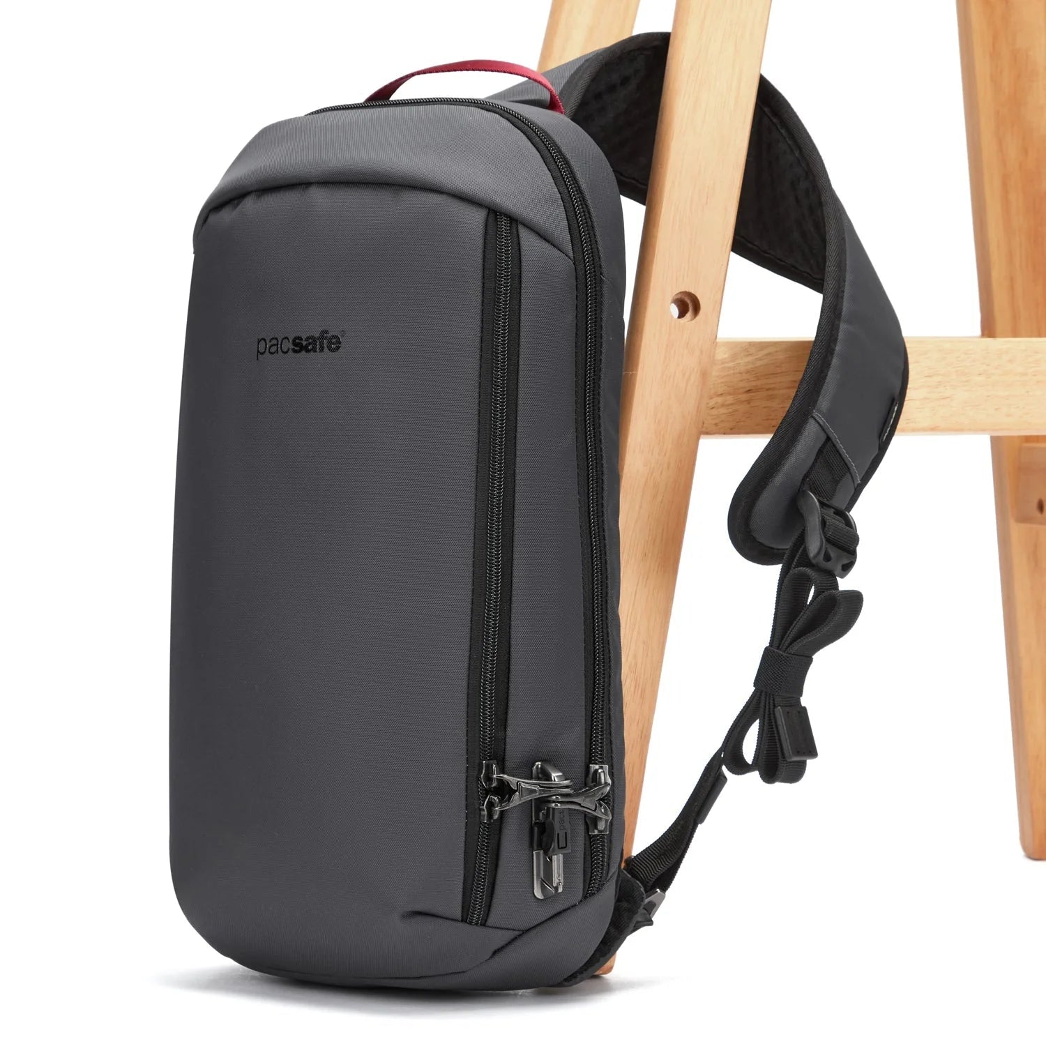 Pacsafe Vibe 325 Anti-Theft Sling Bag - Secure Crossbody Pack for Travel, Commuting & Everyday Use | RFID Protection & Cut-Resistant Straps