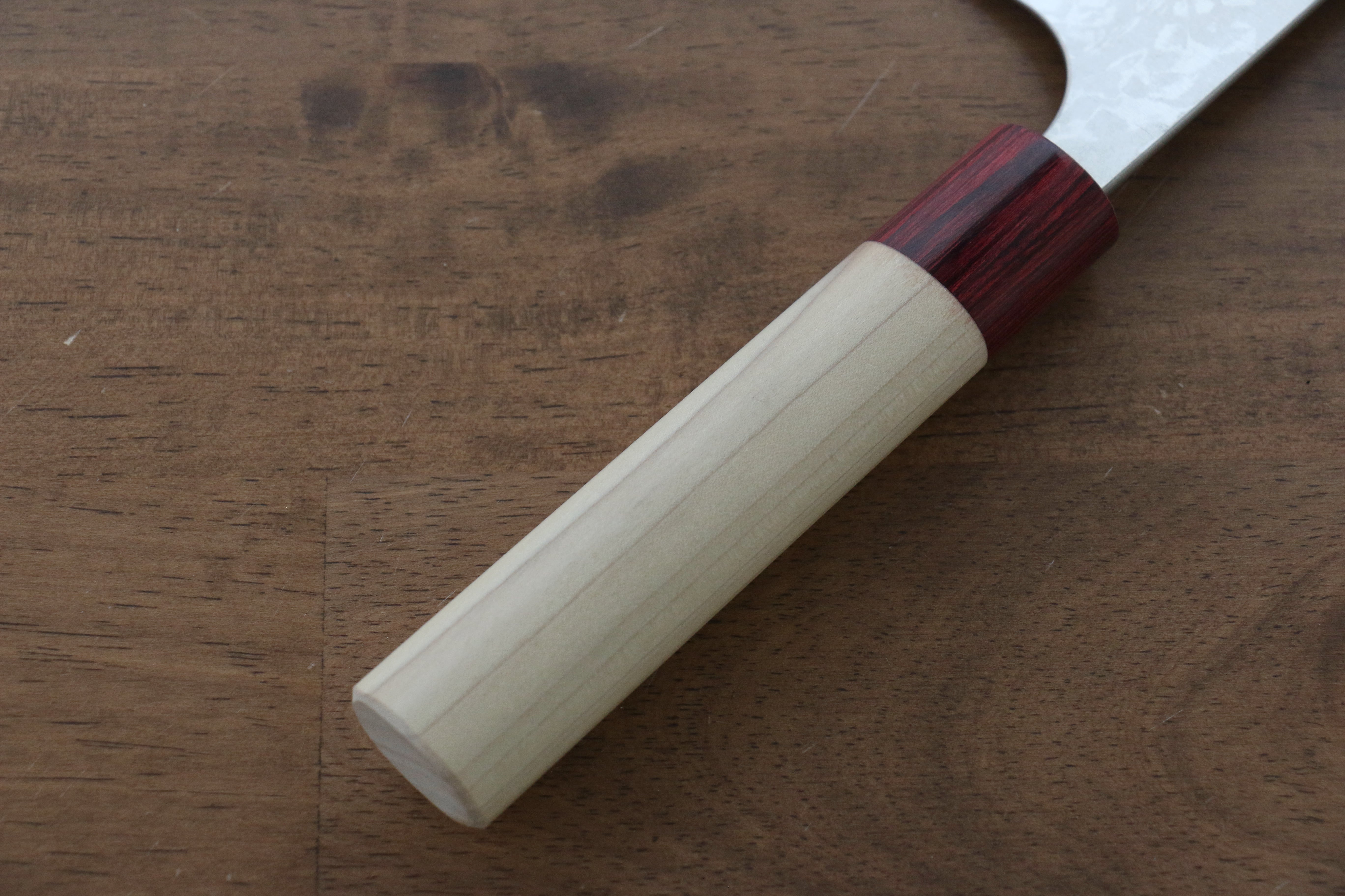 Masakage Kiri VG10 Damascus Bunka Knife 170mm - Japanese Chef Knife with Magnolia Wood Handle for Precision Slicing, Dicing & Chopping in Professional & Home Kitchens