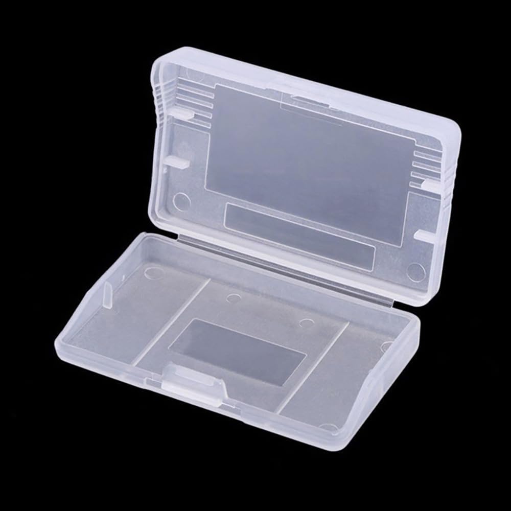 Clear Plastic Dust Cover Storage Case for Gameboy Advance SP, GBA SP, GBM - 10 Pack | Protective Game Card Cartridge Holder | Perfect for Organizing and Preserving Your Retro Gaming Collection