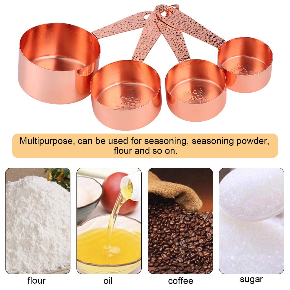 Stainless Steel Measuring Spoon Set - Detachable & Durable Measuring Cups for Baking, Cooking, Tea & Coffee - Perfect for Flour, Sugar, Spices, Seasoning Powder - Ideal for Home Kitchen, Bakery, Coffee Shop & Milk Tea Store