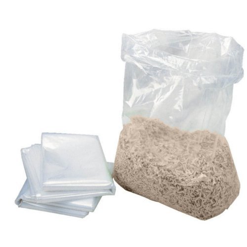 HSM 2318 Shredder Bags - 50 Pack Cross-Cut Compatible | Secure Document Destruction for Office & Home Use
