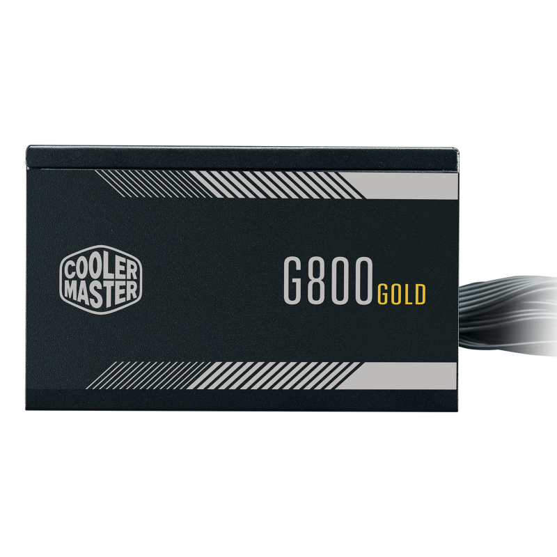Cooler Master MPW 8001 ACAAG UK CM G800 800W 80 Plus Gold Non-Modular Power Supply Unit (PSU) - 5 Year Warranty - Ideal for Gaming PCs, Workstations & Home Office Setups