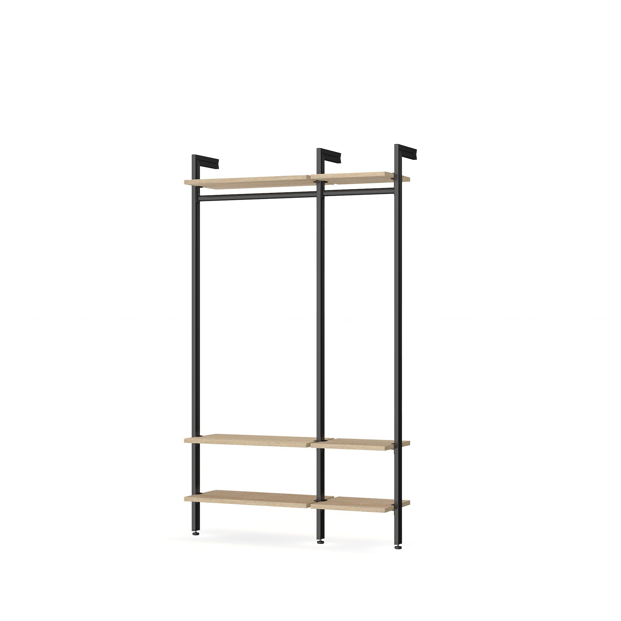Premium Closet Shelving Systems - Custom Walk-In Closet Organizer with Modular Storage Solutions | Perfect for Bedroom, Walk-In Closets & Home Organization