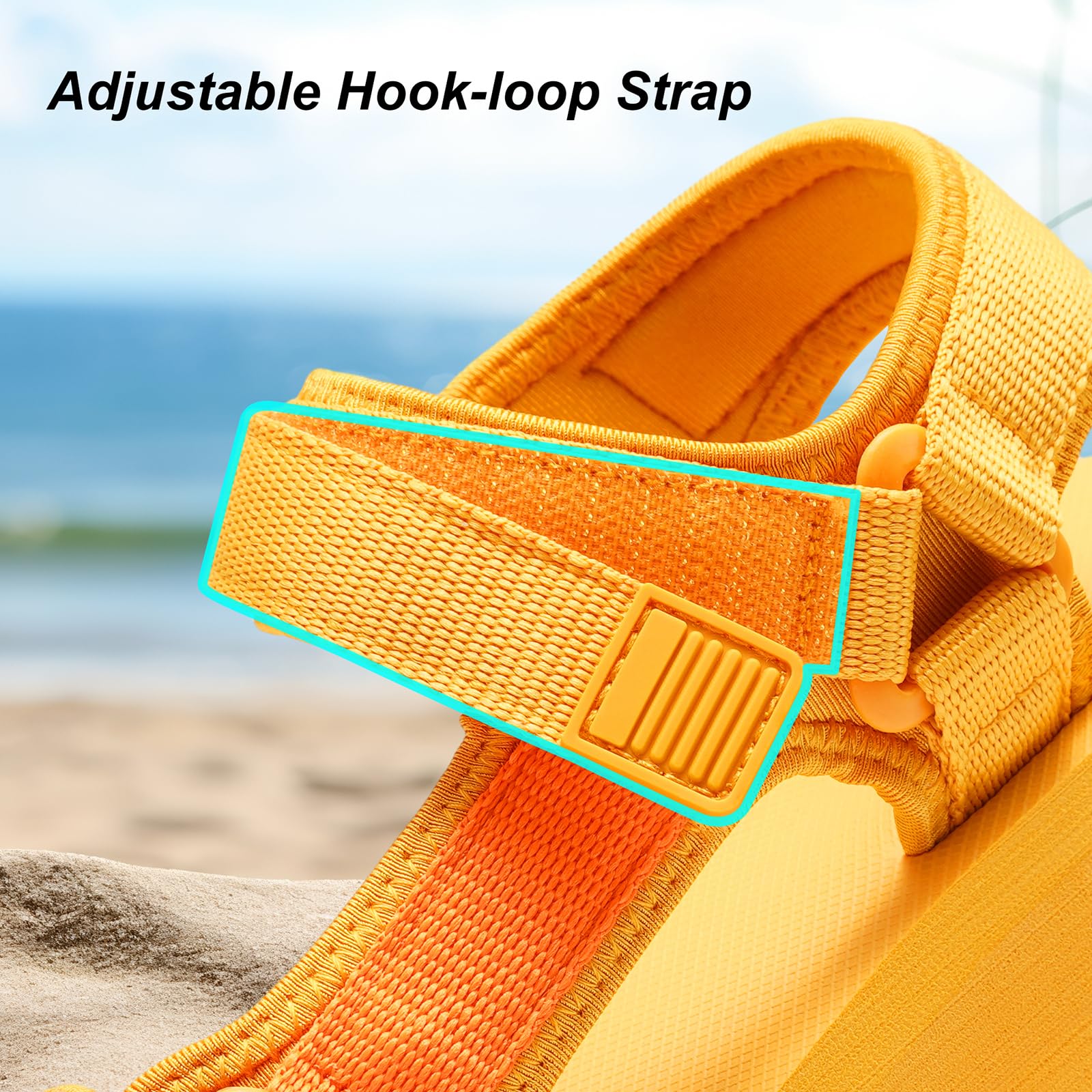 Dodow Women's Sport Sandals - Lightweight Walking & Hiking Sandals with Arch Support - Breathable Athletic Beach Water Shoes for Outdoor Activities, Travel & Summer Adventures