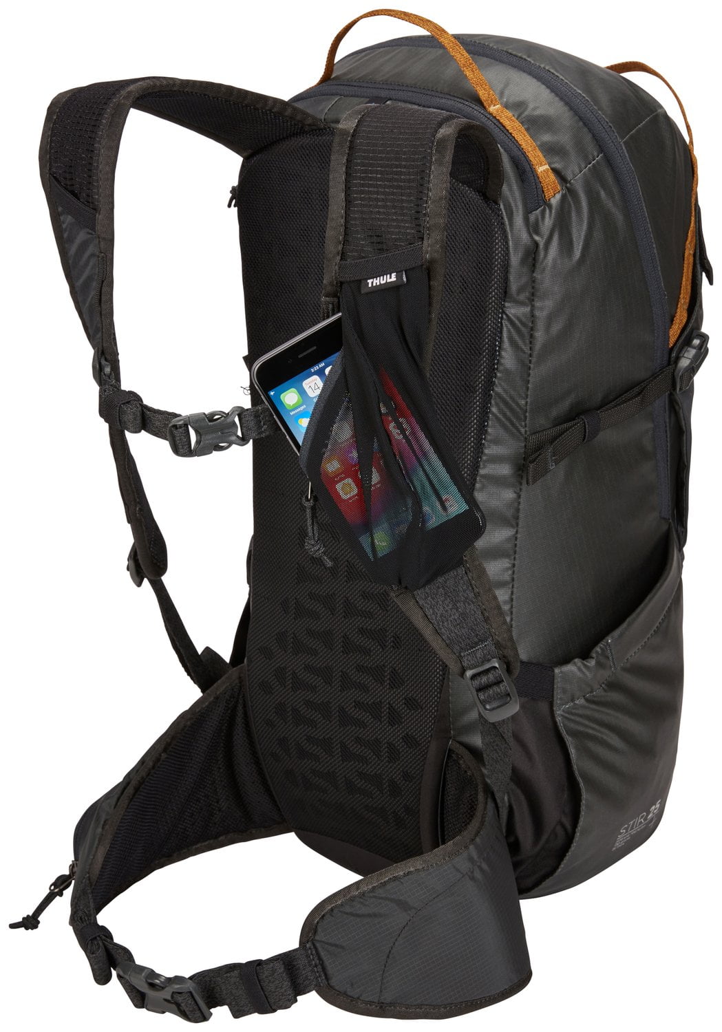 Thule Stir 25L Men's Hiking Backpack - Lightweight Water-Resistant Daypack for Outdoor Adventures, Travel & Commuting - Wood Thrush Color