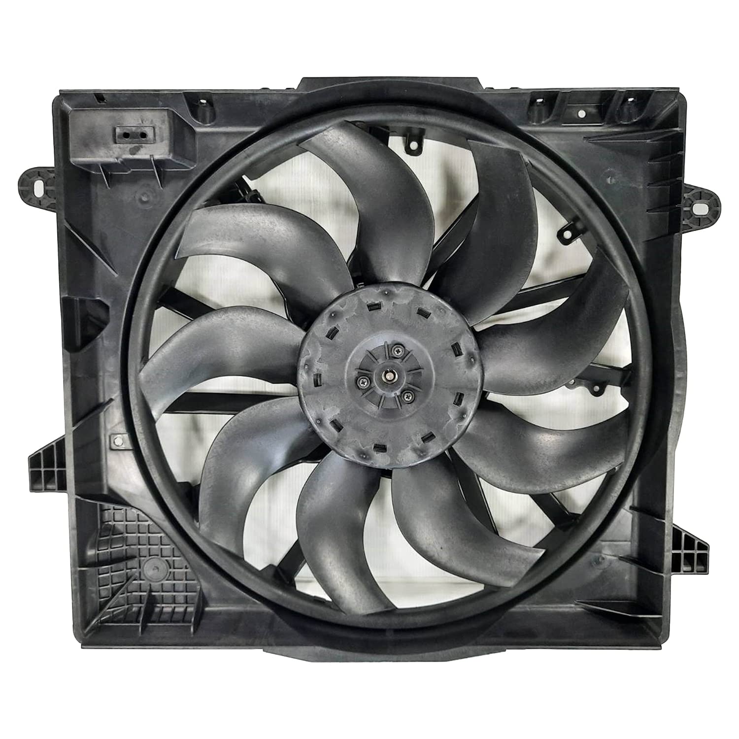 TYC 624850 Replacement Cooling Fan Assembly Compatible with Jeep Wrangler & Cherokee - High Performance Radiator Cooling Fan for Off-Road & Daily Driving